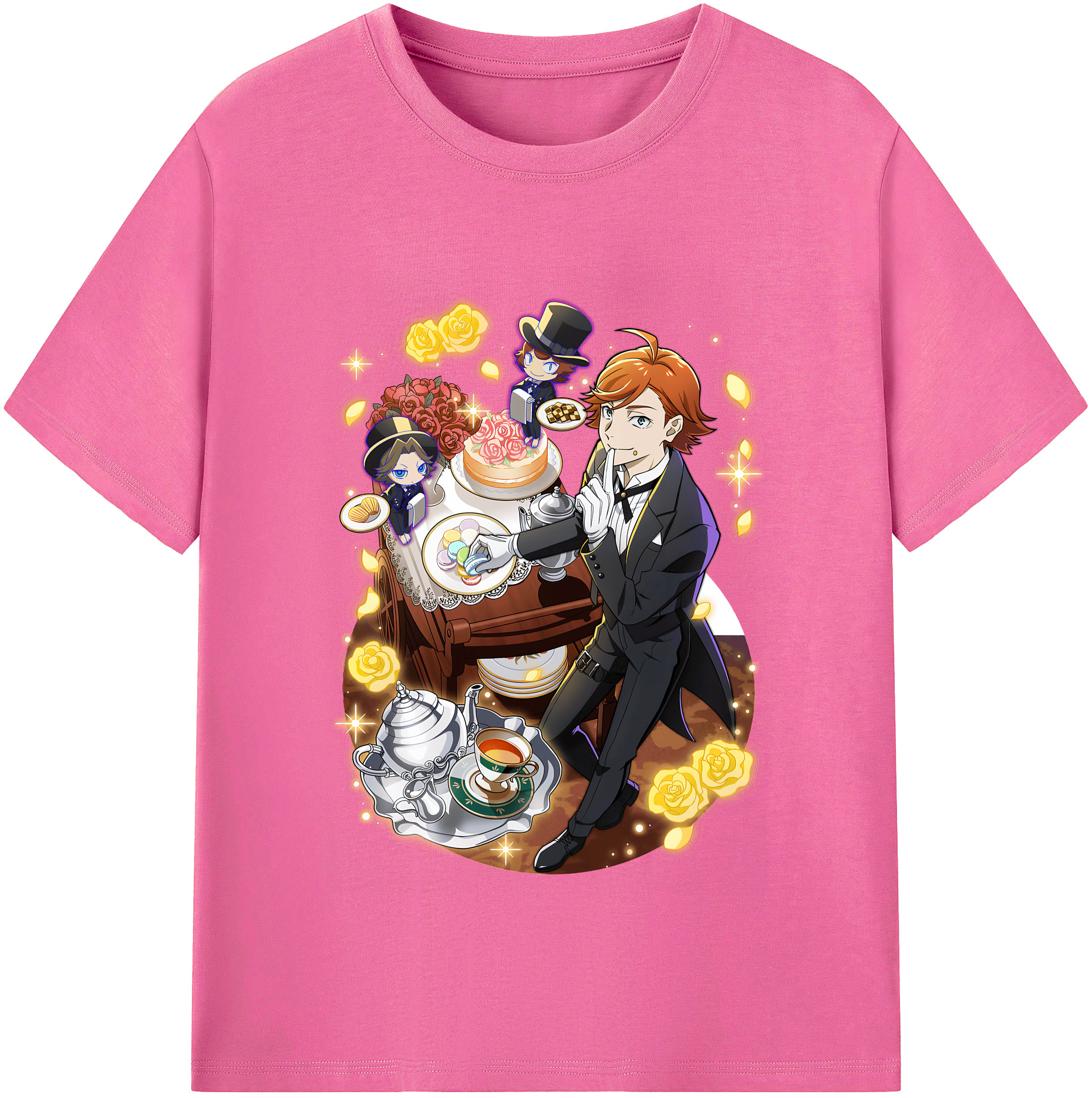 （画像用） 文豪ストレイドッグス Bungo Stray Dogs レディースカジュアルプリントTシャツ（綿100％）